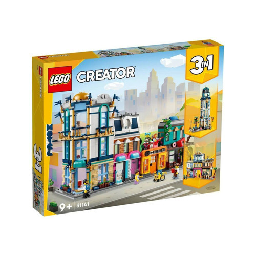 31141 Lego Creator 3ü1 arada Ana Cadde 1459 parça +9 yaş Kız Erkek Çocuk Oyuncak Eğitici Oyuncaklar