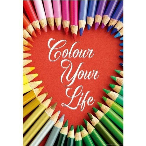 17081/EDU COLOUR YOUR LIFE /Educa 500 parça puzzle Kız Erkek Çocuk Oyuncak Eğitici Oyuncaklar