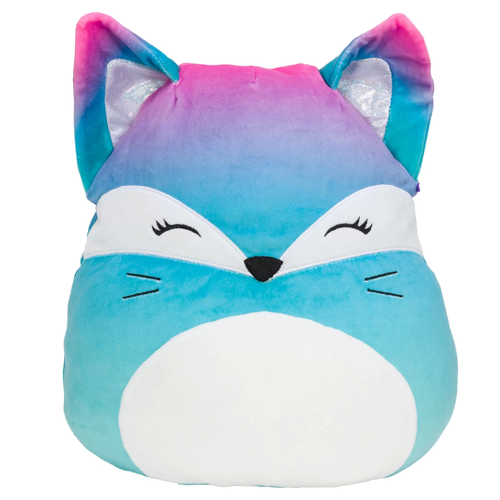 Squishmallow Pembe Mavi Tilki Vickie 20cm Kız Erkek Çocuk Oyuncak Eğitici Oyuncaklar