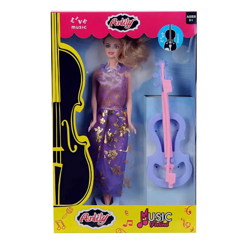 Oydaş Anlily Kemanlı Bebek 2275 Kız Erkek Çocuk Oyuncak Eğitici Oyuncaklar