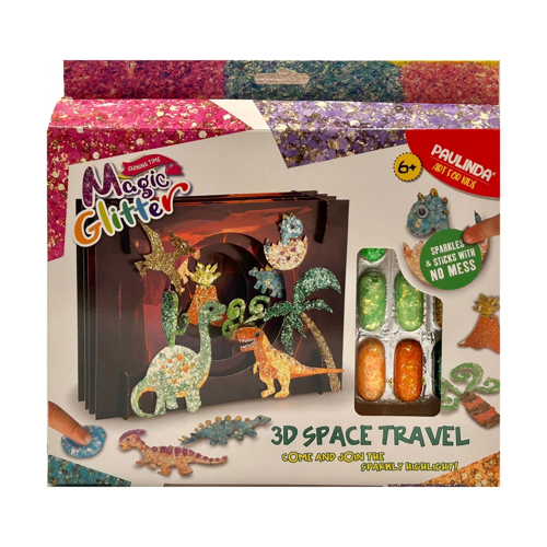 Paulinda Magic Glitter Space Travel 3D Hobi Set S00095634 Kız Erkek Çocuk Oyuncak Eğitici Oyuncaklar