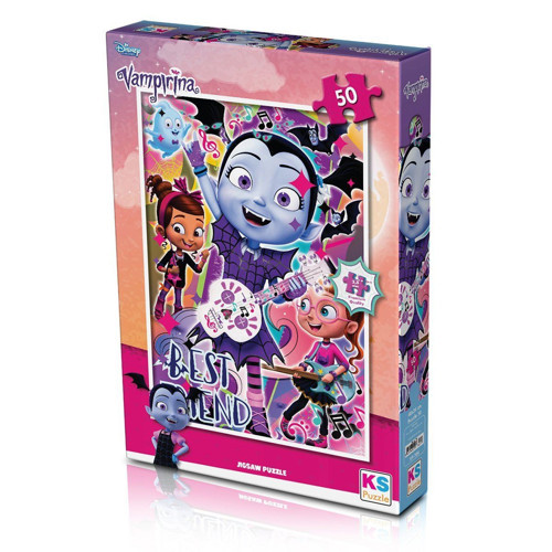 VP 709 Puzzle 50 Parça/VANPİRİNA PUZZLE Kız Erkek Çocuk Oyuncak Eğitici Oyuncaklar