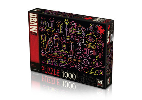 KS Puzzle 1000 Parça Robot Workshop Robot Atölyesi Kız Erkek Çocuk Oyuncak Eğitici Oyuncaklar