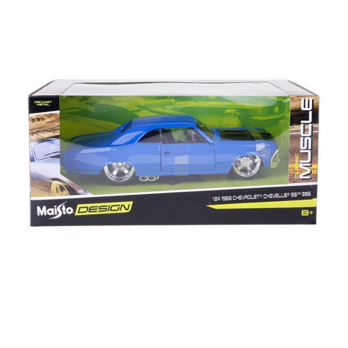 MAY 31333 1:24 1966 Chevrolet Chevelle SS 396 Model Araba Kız Erkek Çocuk Oyuncak Eğitici Oyuncaklar
