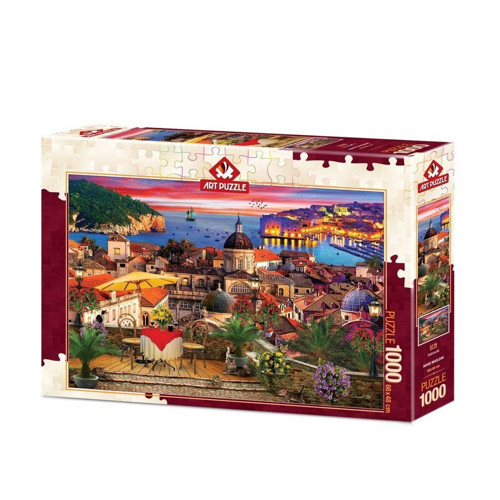 5178 Art Puzzle Dubrovnik 1000 Parça Puzzle Kız Erkek Çocuk Oyuncak Eğitici Oyuncaklar