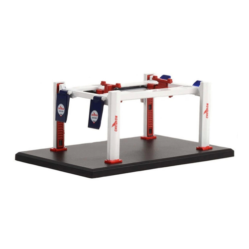 Greenlight 1/64 Chevron Gasolines Lift Kız Erkek Çocuk Oyuncak Eğitici Oyuncaklar