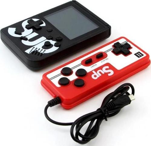 GC-01 Çift Kol 400 Nostalji Oyunlu Mini Atari Siyah