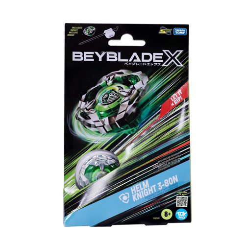 BEY09000 Beyblade 1li Set Helm Knight 3-80N Kız Erkek Çocuk Oyuncak Eğitici Oyuncaklar