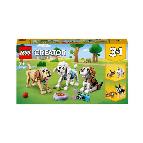 31137 LEGO® Creator 3in1 Sevimli Köpekler 475 parça +7 yaş Kız Erkek Çocuk Oyuncak Eğitici Oyuncakla