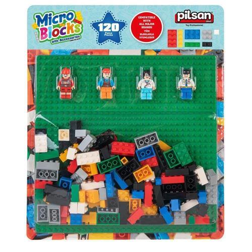 03 625 Pilsan Micro Bloklar 120 Parça - PİLS.03625 - Stokta Olan Model Gönderilir Kız Erkek Çocuk Oy