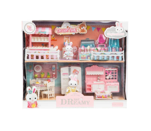 Bay Dreamy Tatlı Zamanı Mini Tavşan Oyun Seti Kız Erkek Çocuk Oyuncak Eğitici Oyuncaklar