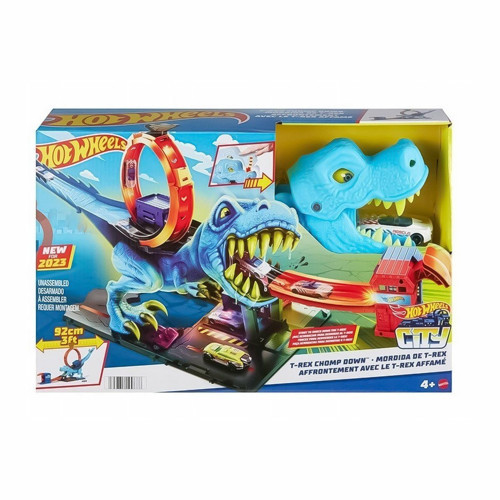 HKX42 Hot Wheels Dinozor ile Mücadele Oyun Seti Kız Erkek Çocuk Oyuncak Eğitici Oyuncaklar