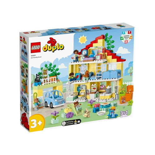 10994 LEGO® Duplo® 3’ü 1 Arada Aile Evi 218 parça +3 yaş Kız Erkek Çocuk Oyuncak Eğitici Oyuncaklar