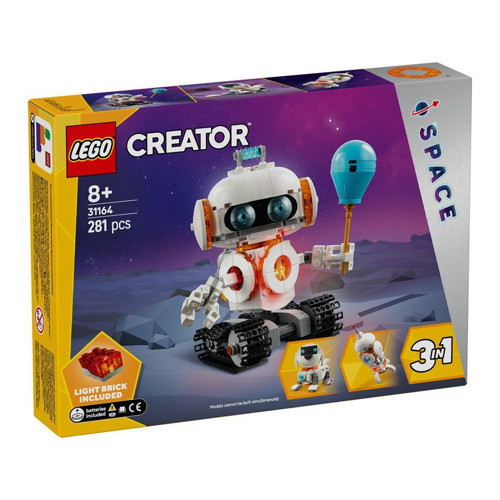 31164 Lego Creator 3in1 - Uzay Robotu 281 parça +8 yaş Kız Erkek Çocuk Oyuncak Eğitici Oyuncaklar
