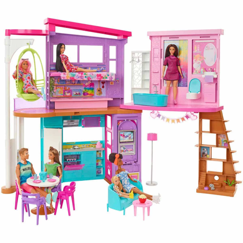 Barbie Tatil Evi Oyun Seti HCD50 Kız Erkek Çocuk Oyuncak Eğitici Oyuncaklar