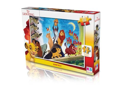 LK 714 LION KING PUZZLE 100 -KS Kız Erkek Çocuk Oyuncak Eğitici Oyuncaklar