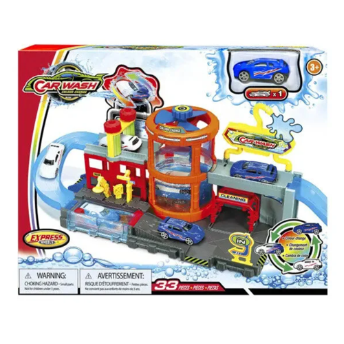 Express Wheels Araç Yıkama ve Renk Değiştirme Oyun Seti Kız Erkek Çocuk Oyuncak Eğitici Oyuncaklar