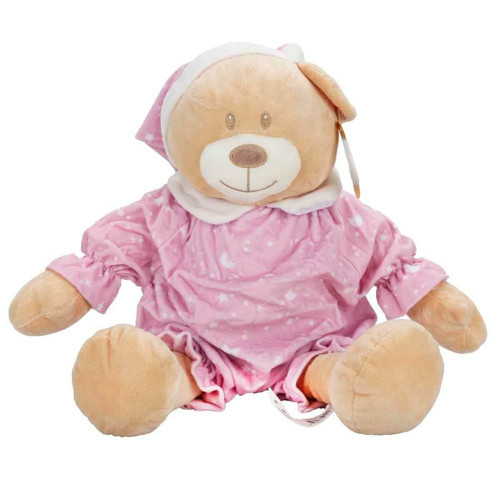 4761 Pijamalı Peluş Ayı 30cm -Sunman Kız Erkek Çocuk Oyuncak Eğitici Oyuncaklar