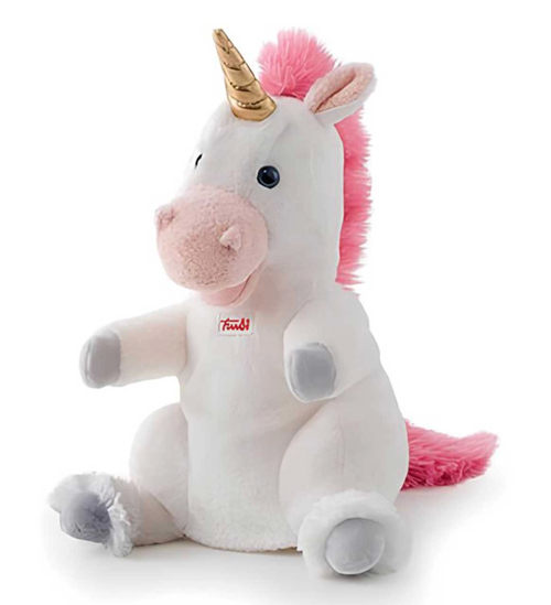 Peluş Puppet Unicorn Kız Erkek Çocuk Oyuncak Eğitici Oyuncaklar
