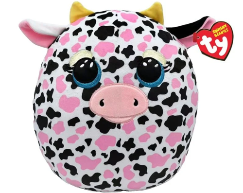 Ty Squishy Beanies Yastık İnek Milkshake 26cm Kız Erkek Çocuk Oyuncak Eğitici Oyuncaklar