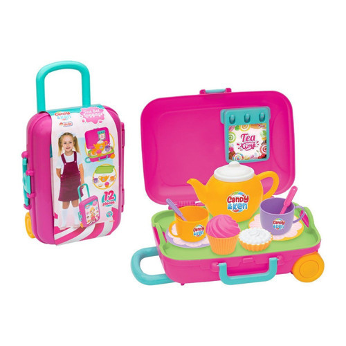 03496 Candy & Ken Çay Set Bavulum Kız Erkek Çocuk Oyuncak Eğitici Oyuncaklar