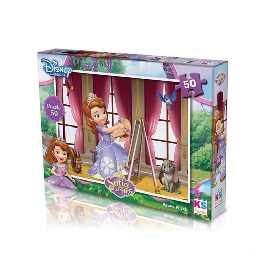 Ks Games Sofia Puzzle 50 Parça SF.709 Kız Erkek Çocuk Oyuncak Eğitici Oyuncaklar