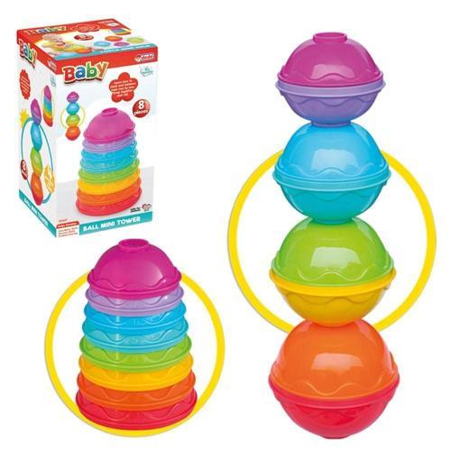 Toplu Mini Kule Bebek Aktivite Oyun Seti Kız Erkek Çocuk Oyuncak Eğitici Oyuncaklar