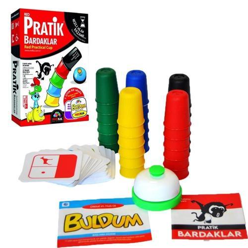 Pratik Bardaklar Buldum Oyun Hediyeli Eğitici Oyuncak Kız Erkek Çocuk Oyuncak Eğitici Oyuncaklar