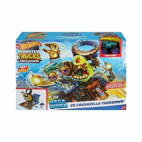HPN71 Hot Wheels Monster Trucks Arenada Şampiyonluk Mücadelesi Oyun Seti Kız Erkek Çocuk Oyuncak Eği