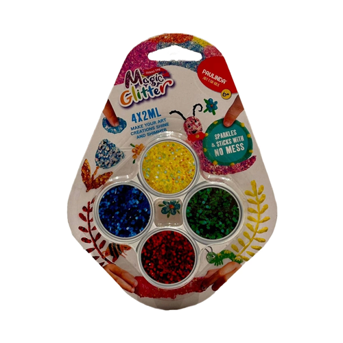 Paulinda Magic Glitter 4x2 Hobi Set S00095851 Kız Erkek Çocuk Oyuncak Eğitici Oyuncaklar