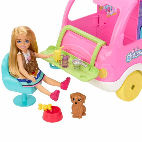 Barbie Chelsea'nin Yeni Karavanı HNH90 Kız Erkek Çocuk Oyuncak Eğitici Oyuncaklar