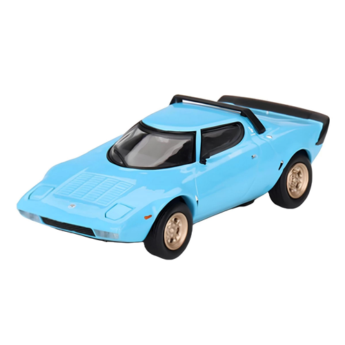 Mini GT 1/64 Lancia Stratos HF Stradale Azzuro Chiaro MGT00624 Kız Erkek Çocuk Oyuncak Eğitici Oyunc