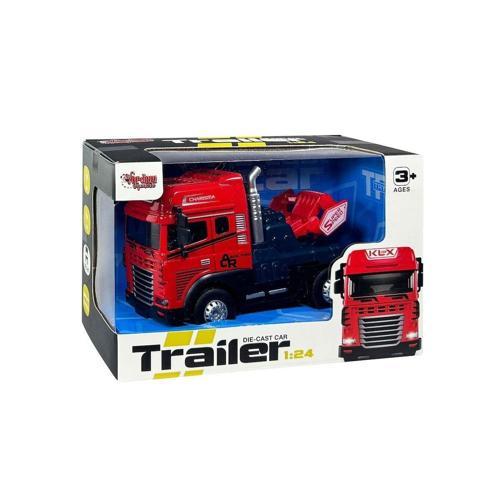 KLX800-247 Sürtmeli Işıklı Müzikli 1:24 Çekici (Tır Kafası) Kız Erkek Çocuk Oyuncak Eğitici Oyuncakl