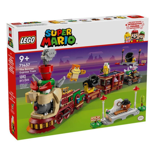 71437 Lego Super Mario Bowser Ekspres Treni 1392 parça +9 yaş Kız Erkek Çocuk Oyuncak Eğitici Oyunca