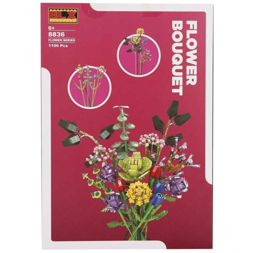 FLOWER SET ÇİÇEK BUKETİ 1106 PRÇ Kız Erkek Çocuk Oyuncak Eğitici Oyuncaklar