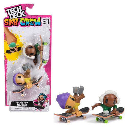 6071061 Tech Deck SK8 Crew İkili Paket Kız Erkek Çocuk Oyuncak Eğitici Oyuncaklar