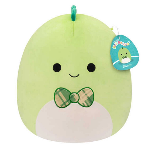 Squishmallows Dinazor Danny 40cm Kız Erkek Çocuk Oyuncak Eğitici Oyuncaklar