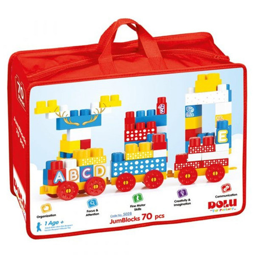 5028 OYUNCAK ÇANTALI MEGA BLOK 70 LI Kız Erkek Çocuk Oyuncak Eğitici Oyuncaklar