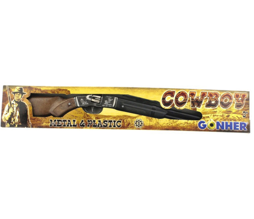 Gonher 8'li Plastik Kowboy Tüfeği Kız Erkek Çocuk Oyuncak Eğitici Oyuncaklar
