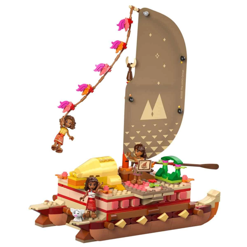 LEGO Disney Moana’nın Macera Kanosu 43270 Kız Erkek Çocuk Oyuncak Eğitici Oyuncaklar