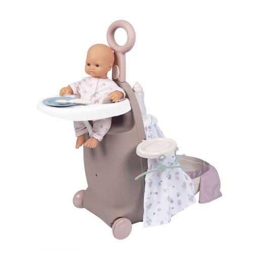 7600220374 Baby Nurse Çocuk Odası Valizi 3 IN 1 -Smoby Kız Erkek Çocuk Oyuncak Eğitici Oyuncaklar