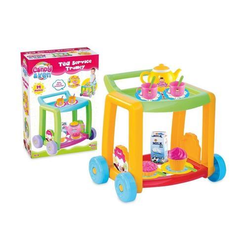 03354 Candy & Ken Çay Servis Arabası Kız Erkek Çocuk Oyuncak Eğitici Oyuncaklar