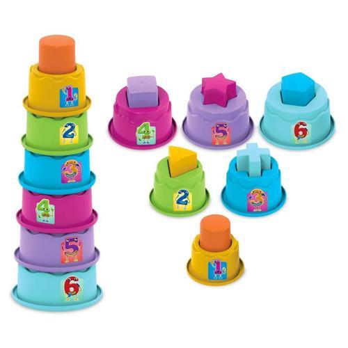 Dede Silindir Kule Bultak Kız Erkek Çocuk Oyuncak Eğitici Oyuncaklar