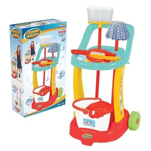 Candy & Ken Temizlik Arabası Temizlik Oyun Seti Kız Erkek Çocuk Oyuncak Eğitici Oyuncaklar