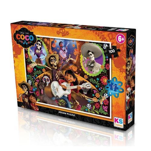 CO 714 Coco Puzzle 100 Parça- KS Games Kız Erkek Çocuk Oyuncak Eğitici Oyuncaklar