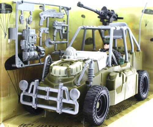 Combat Force Figür ve Askeri Buggy Kız Erkek Çocuk Oyuncak Eğitici Oyuncaklar