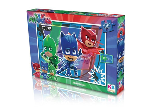 PJM 714 Puzzle 100 -KS Kız Erkek Çocuk Oyuncak Eğitici Oyuncaklar