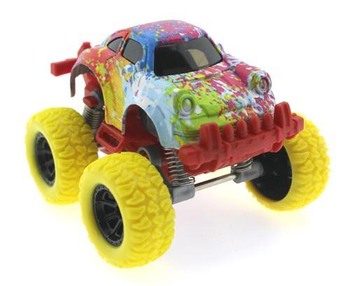 Die Cast Batik Desenli Sarı Teker Araba Kız Erkek Çocuk Oyuncak Eğitici Oyuncaklar