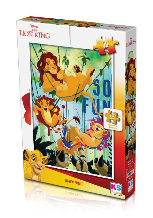 LK 709 LION KING PUZZLE 50 -KS Kız Erkek Çocuk Oyuncak Eğitici Oyuncaklar