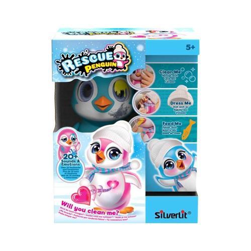 SIL 88652 Silverlit Rescue Interactive Penguen Mavi Kız Erkek Çocuk Oyuncak Eğitici Oyuncaklar